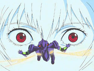 End of Evangelion. Rei-Lilith wird sich gleich mit Shinji und Eva 01 vereinigen.