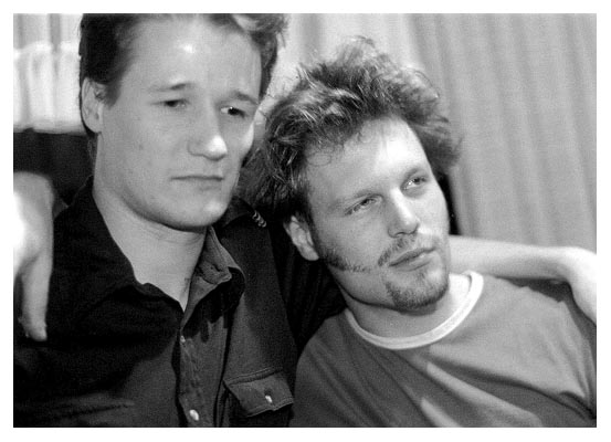 Thomas G. und Thomas L.´s Cousin Holger Hansen. 2000. Bei Pauls Party.